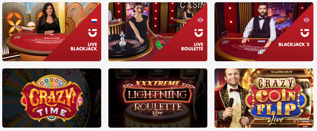 Circus casino online spelaanbod Nederland